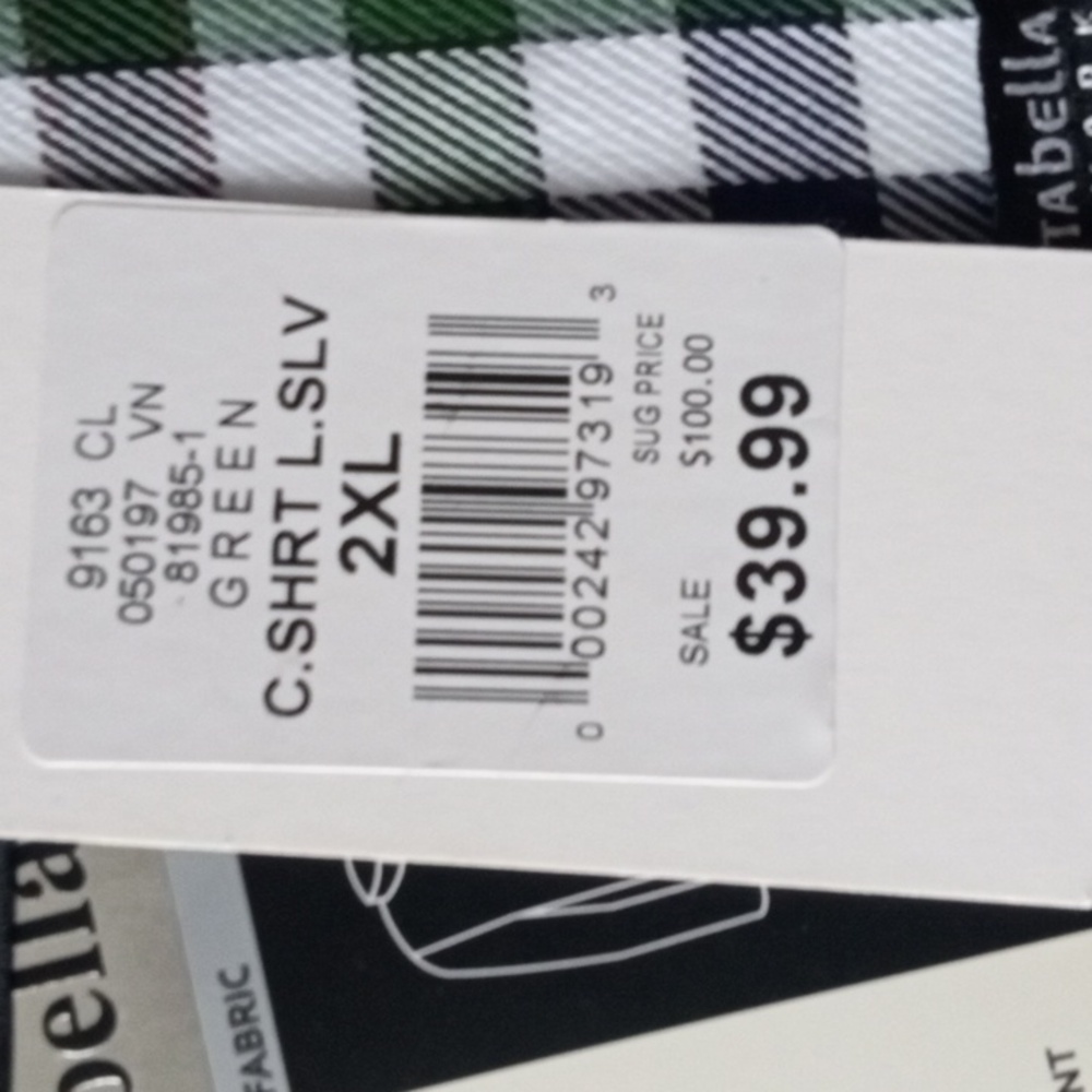 Portabella New York , men's long sleeve dress shirt - Picture 6 of 6